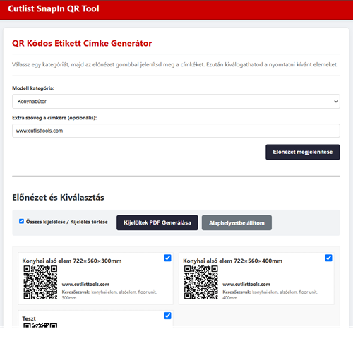 SnapIn QR Tool